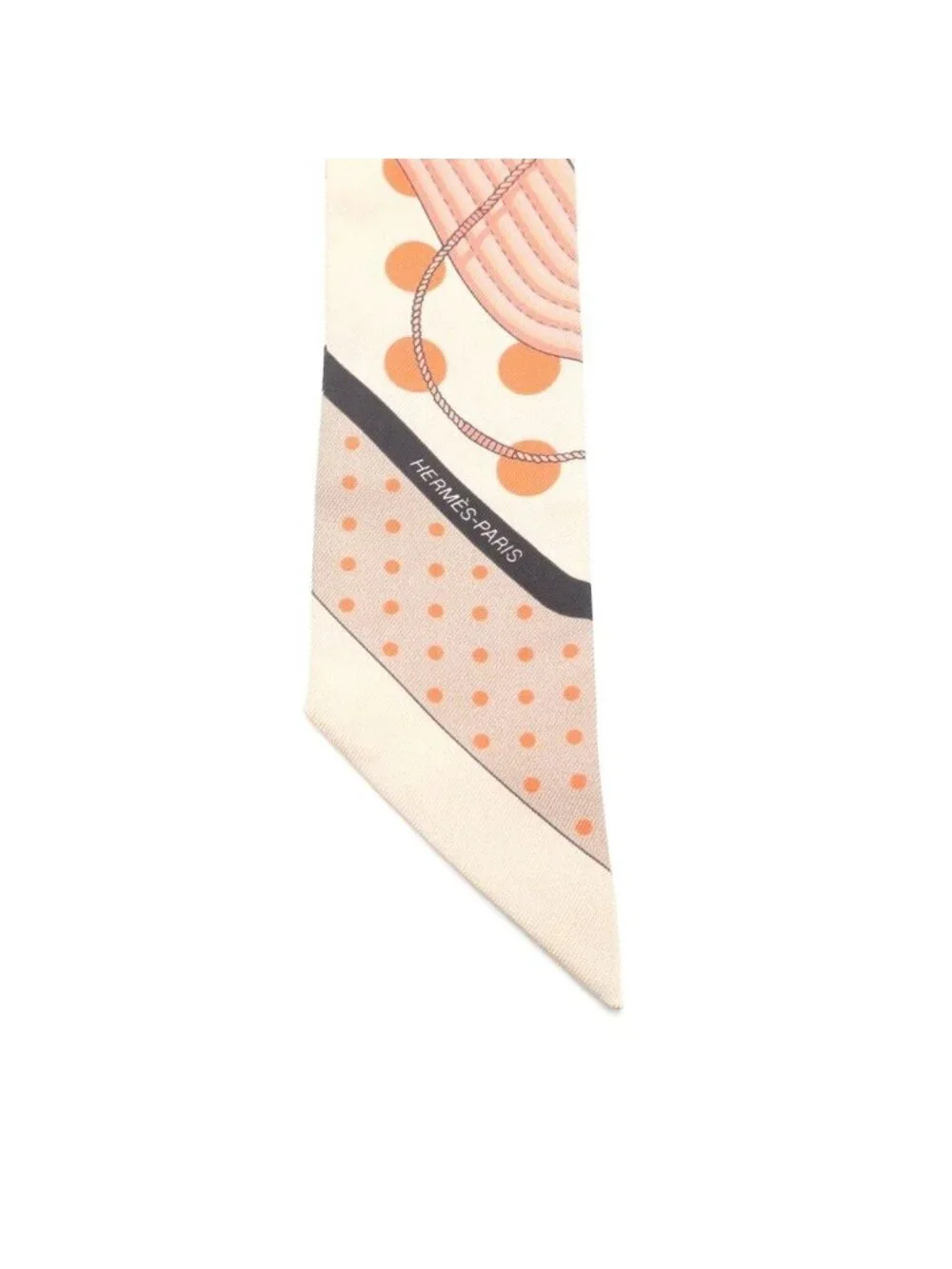 Hermes Silk Twill Scarf Orange